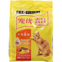 宠优喜跃成猫牛肉 鱼及蔬菜味1.0kg
