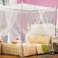 迎馨 宫廷式三开门落地蚊帐