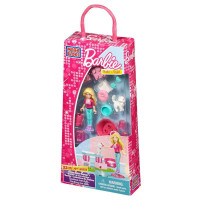 MEGA 美高 创意拼砌芭比与宠物猫咪 80233