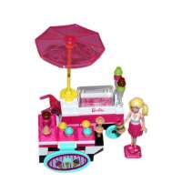 MEGA 美高 创意拼砌芭比的冰激淋摊位 80212