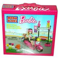 MEGA 美高 创意拼砌 芭比高级摩托车 80213