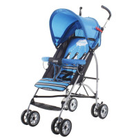 小龙哈彼Happydino多功能全罩蓬婴儿推车轻巧折叠婴儿车蓝色企鹅LD319Q-K378