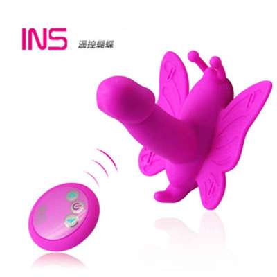 INS双振蝴蝶阴蒂刺激穿戴遥控蝴蝶女用器具 情趣用品性用品