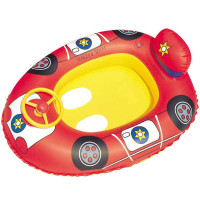 Bestway 0-2岁小汽车婴儿船 婴儿座圈 游泳圈 叫叫方向盘 34045红色 国际品牌便携折叠,即充即用!