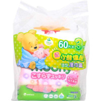 Moony 加厚型湿巾60片×3+湿巾盒