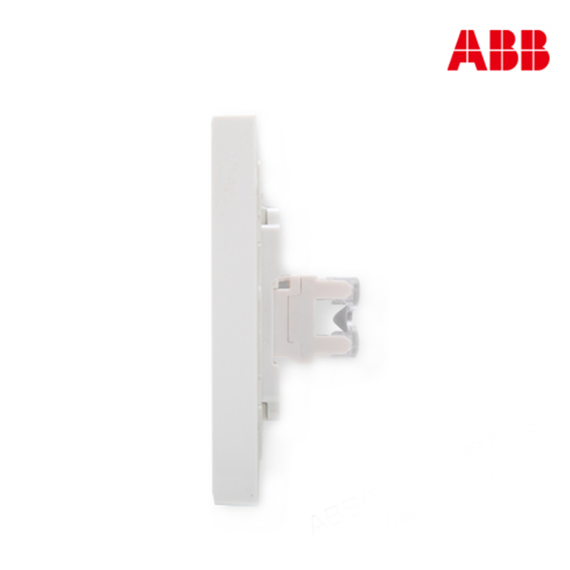 ABB开关插座 德宁雅白 一位/电话插座AN321