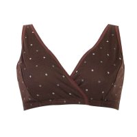 亚洲妈妈孕妇内衣 纯棉胸罩交叉无钢圈背心式全罩杯哺乳文胸WX12146