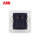 ABB开关插座 德逸雅白 四孔插座AE212