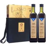 新疆沙漠野生优质亚麻籽油750ml*2瓶