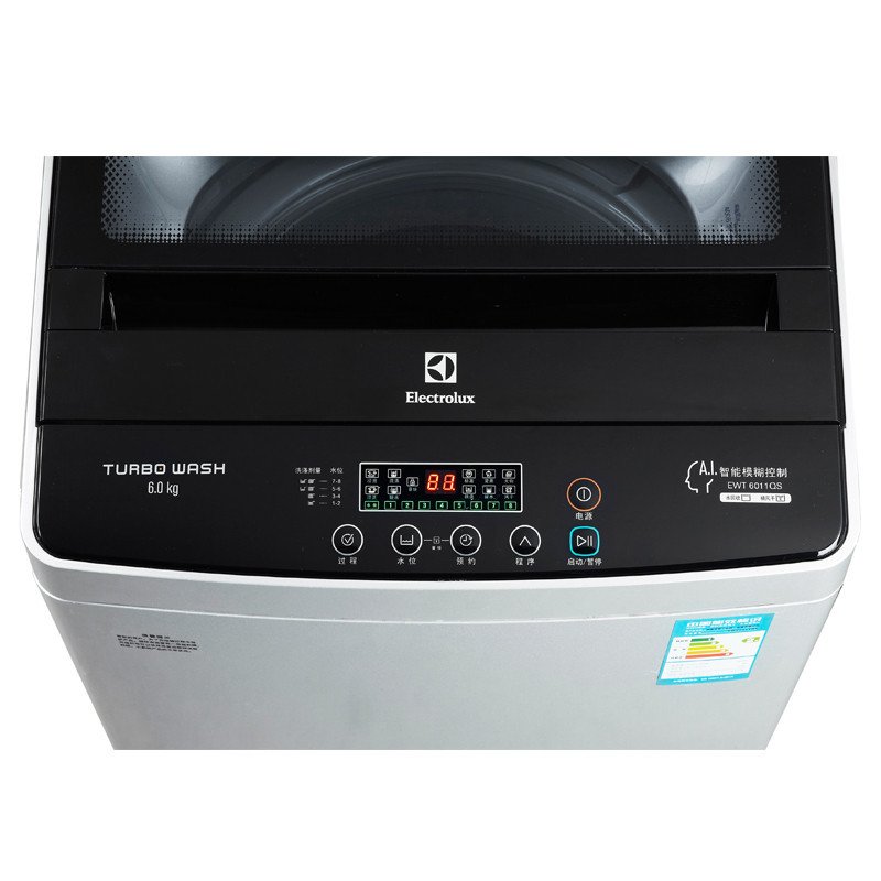 伊莱克斯/Electrolux EWT6011QS 6公斤全自动家用节能波轮洗衣机（银色）