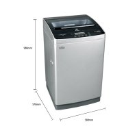 伊莱克斯/Electrolux EWT8011QS 8公斤大容量全自动家用节能波轮洗衣机(银色)