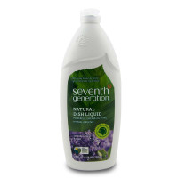 美国进口Seventh Generation第七世代 天然碗碟清洁液薰衣草花香薄荷739ml