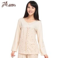 顶瓜瓜 女士长袖爱心三叶草长袖家居服睡衣女套装