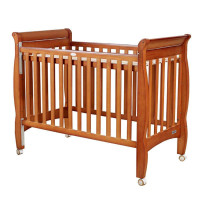 小硕士实木婴儿床 欧式宝宝床 DZ-537