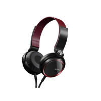 索尼MDR-XB400头戴式耳机(红)
