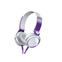 索尼MDR-XB400头戴式耳机（紫）