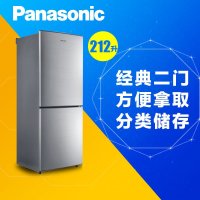 松下(Panasonic) BCD-212SPBB-S(NR-B22SP2-S) 212升 双门冰箱(拉丝银)