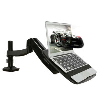 乐歌(Loctek) DLB504L 全维度气压弹簧笔记本支架/桌面架/乐歌转架(360度自由调节旋转)