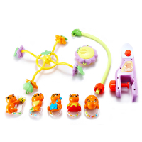 [苏宁自营]AUBY 澳贝 床铃系列 小熊之家床铃 塑料玩具440×95×350 0-6个月 463202DS