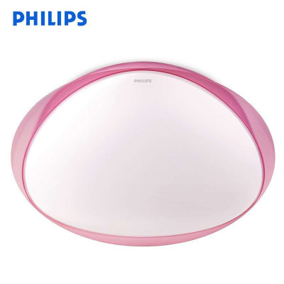 飞利浦(PHILIPS)彩雨 儿童吸顶灯 粉色 1*40W 220V