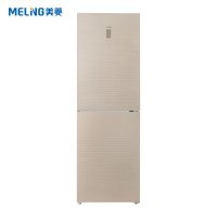美菱(MELING)两门冰箱BCD-301WPBKJ 风冷双门 玻璃面板 大冷冻