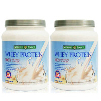 [2瓶装]自然之宝Nature's Bounty 乳清蛋白粉 蛋白质粉455克/瓶