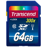 创见(Transcend) SDHC Class 10 UHS-I存储卡 64GB 300X 进阶主流款
