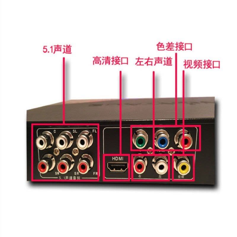 金正(NiNTAUS)DVD-N877(加强版)高清HDMI播放器高清EVD影碟机 VCD播放器 DVD播放机图片