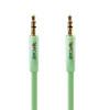 TOPCASE SC01 豪华版 镀金头 DC3.5立体声车载音频线 AUX线公对公音频连接延长线 音箱线 绿色 5米
