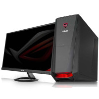 华硕(ASUS)G30AB-I46AAM1台式主机+VX279H 27英寸显示器(I5-4670 16G 1T+128G GTX760 3G独显 WIN8黑)