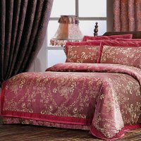 男人帮家纺 高档贡缎天丝四件套 欧式床上用品