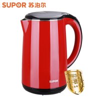 苏泊尔电水壶SWF17S05A双层防烫电水壶烧水壶全国联保