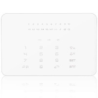 岡祈(Gangqi) GQ-CMDH01 触摸型固定电话无线报警器 家用安防报警器 无线报警器 插电话线