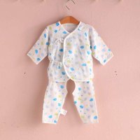 婴倍爱 婴儿宝宝衣服纯棉纱布新生儿套装初生儿和尚袍 C227