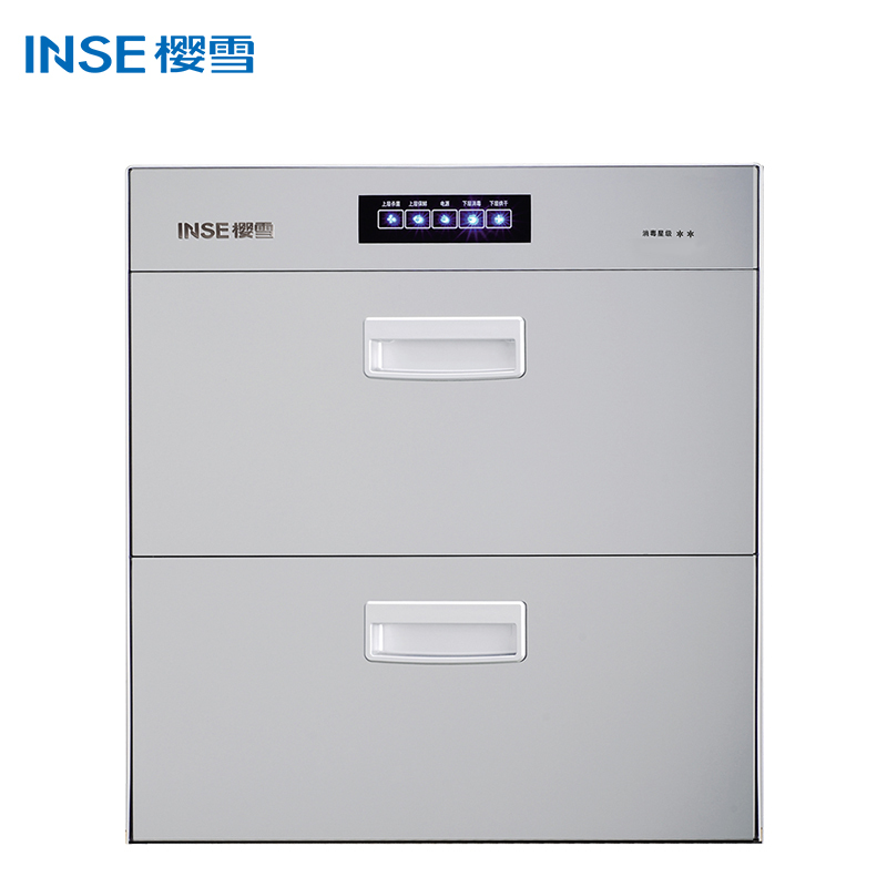 樱雪(INSE) 二星级嵌入式消毒柜ZTD100E-1211W(B) 100L臭氧+紫外线+高温