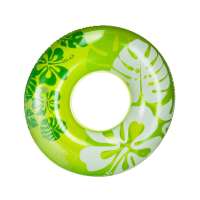 INTEX 泳圈 芙蓉花三色泳圈 59251-3绿色的大人救生圈浮圈 加厚游泳圈