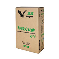 鹰唛精制大豆油22L