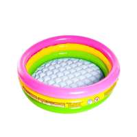 明达INTEX58924 荧光三环充气水池 婴幼儿游泳池 儿童戏水池 86*25 CM