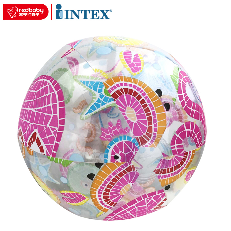 [苏宁红孩子]INTEX 流行组海滩球沙滩球 59040 章鱼 儿童戏水球 充气水球 水上玩具