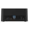 奥睿科(ORICO)6629US3-2.5/3.5英寸通用USB3.0双盘位移动硬盘盒 SATA3.0硬盘底座脱机拷贝机