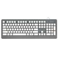 班德D808复古打字机有线水洗键盘 灰色