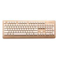 班德D808复古打字机有线水洗键盘 金色