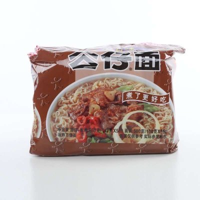 公仔 联包面牛肉风味100g(经济装)