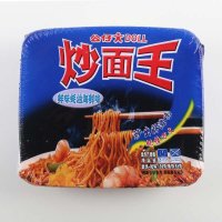 公仔面 炒面王 鲜味蚝油海鲜味109g 碗装方便面 干拌面