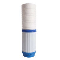 汉斯希尔前置双截滤芯 过滤铁锈,泥沙,杂质,去除水中气味 净水卫士滤芯