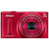 尼康数码相机 S9600(红)+8G卡