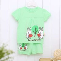 可爱可心 短袖上衣+短裤 F278M3-0203