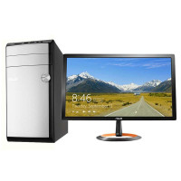 华硕(ASUS)M31AD-G3254M3台式主机+DX201 19.5英寸显示器(G3220 4G 500G GT620 1G独显 DOS 白色)