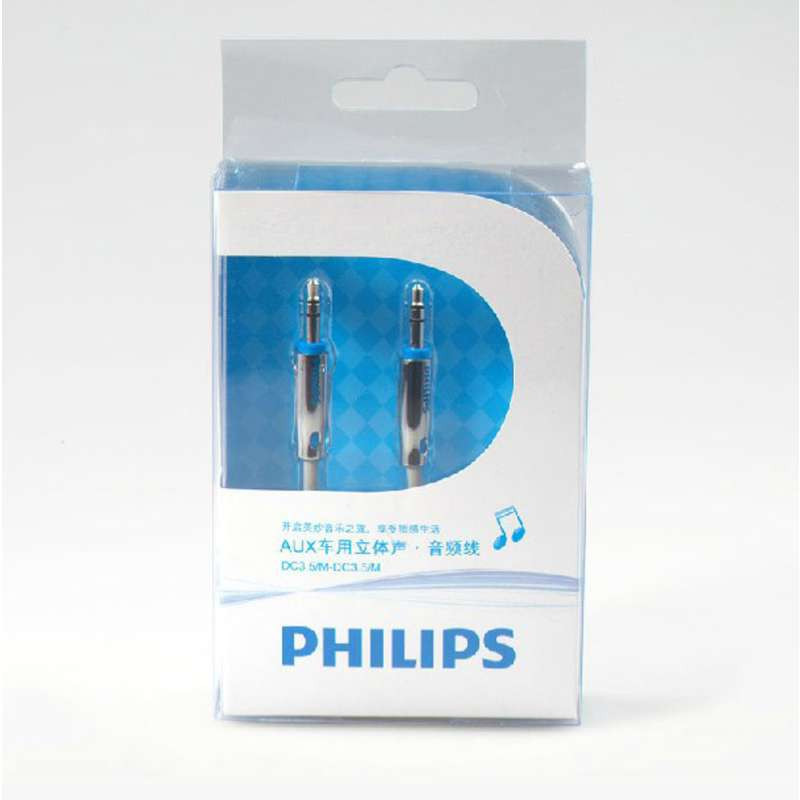 飞利浦(Philips) 车载立体声音频线 SWA5011A/93 1米 DC3.5M-3.5M