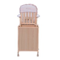 [自营]CHBABY晨辉高档实木儿童餐椅带妈妈椅摇椅功能婴儿宝宝餐椅801